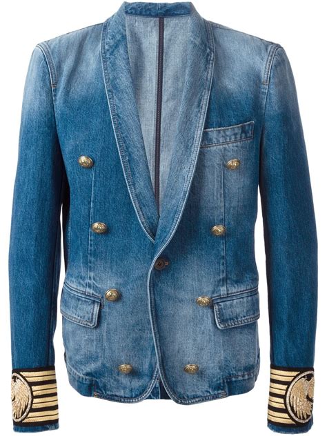 balmain replica shoes|balmain denim blazer.